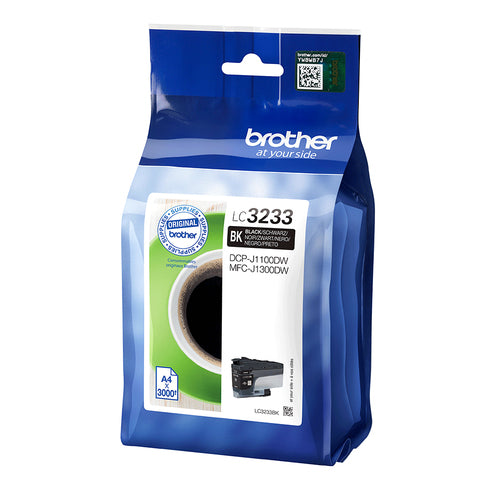 Brother LC-3233BK ink cartridge 1 pc(s) Original Standard Yield Black Brother LC-3233BK ink cartridge 1 pc(s) Original Standard Yield Black